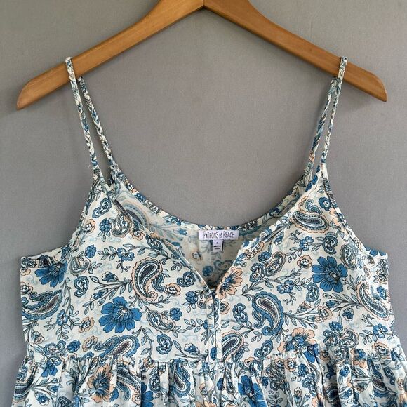 🎉5 for $45🎉Patrons Of Peace Top Tank Blouse Size S - Picture 3 of 8